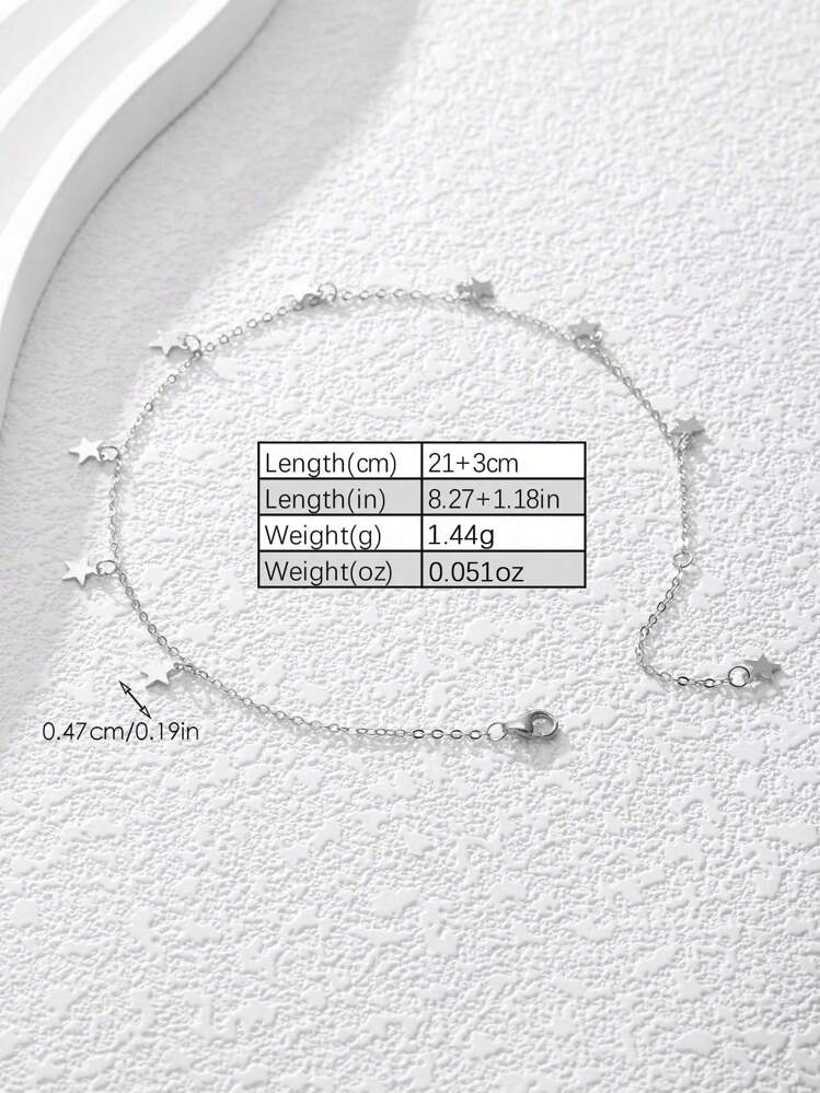 خلخال فضة إيطالي
