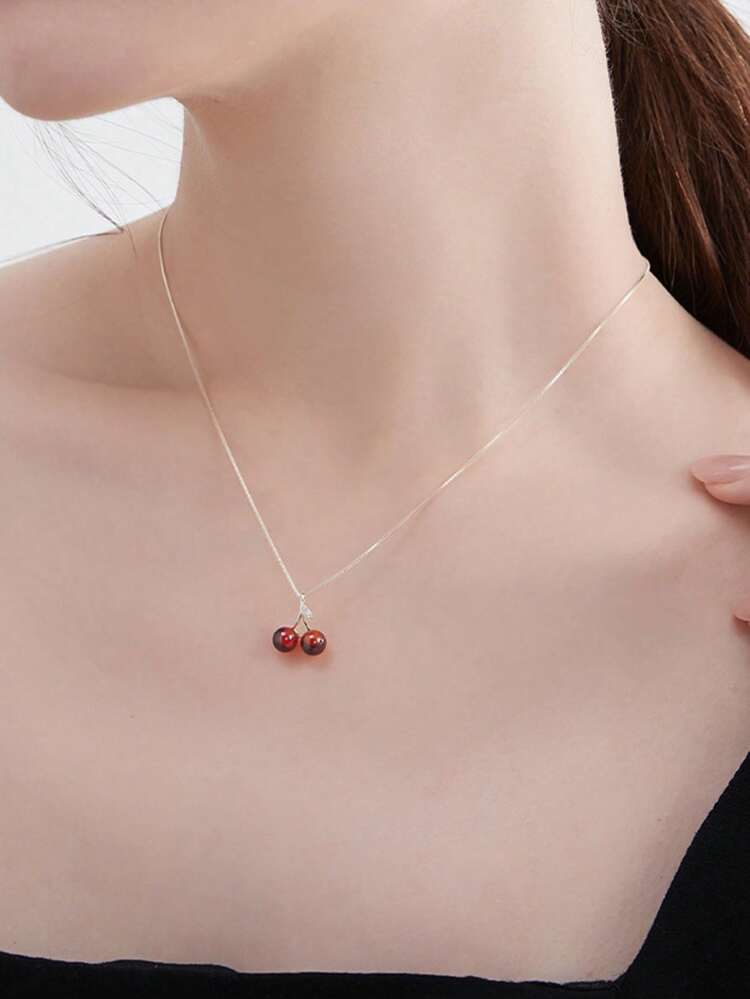 �💎 لمسة أنوثة لا تقاوم! سلسلة كريز من فضة 925 ✨،