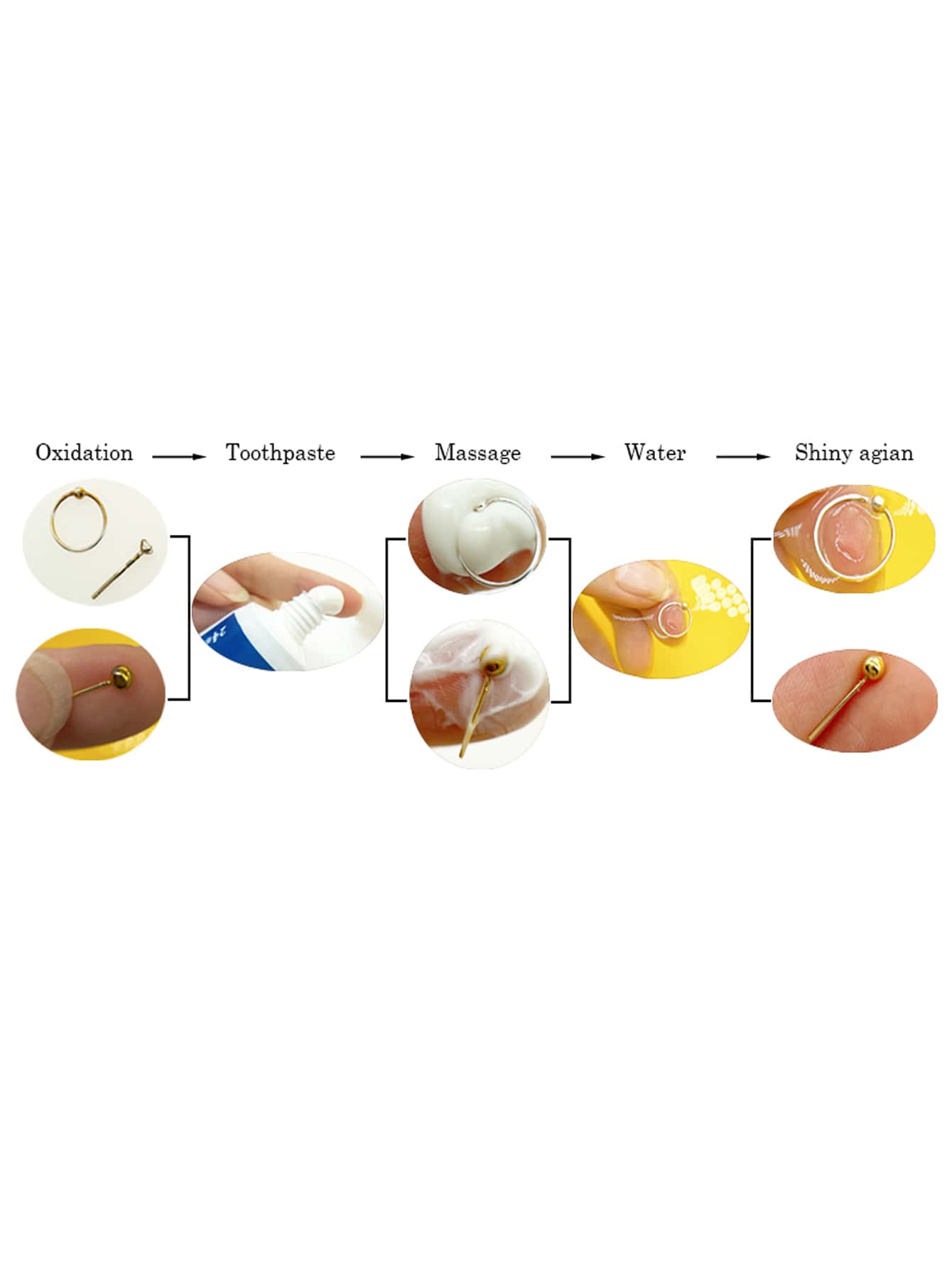 ⭐✨ حلق نجمة من فضة 925