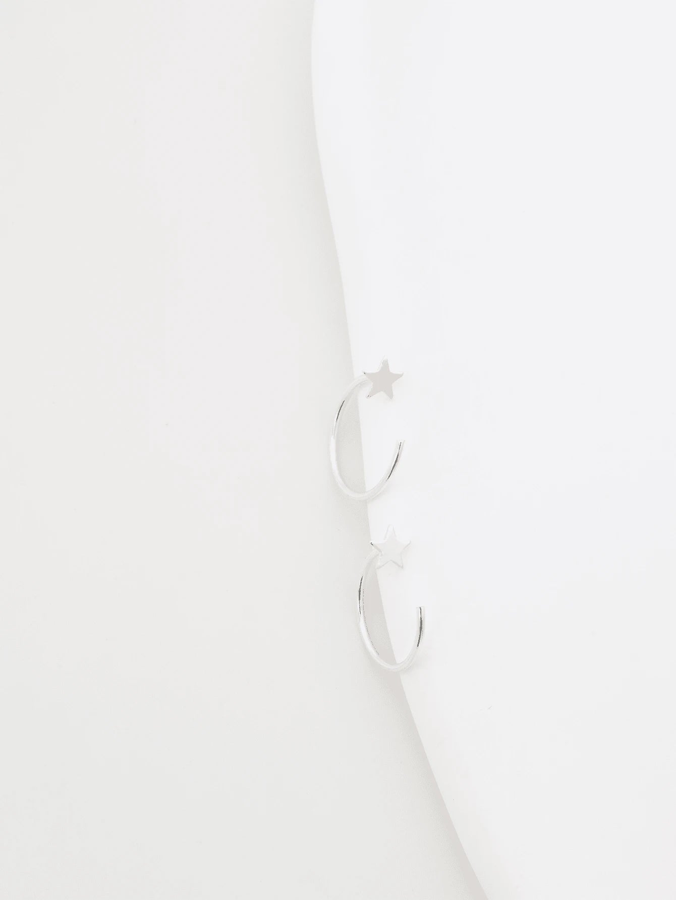 ⭐✨ حلق نجمة من فضة 925