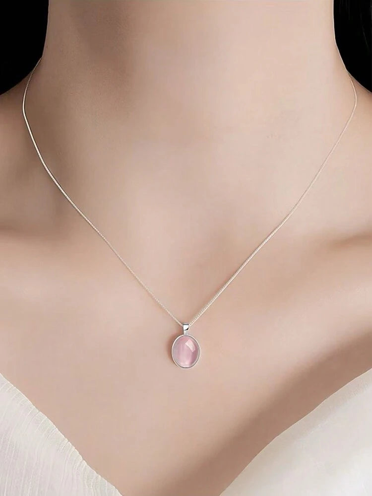 💎 سلسلة لون البحر والحجر الروز 💎🌊